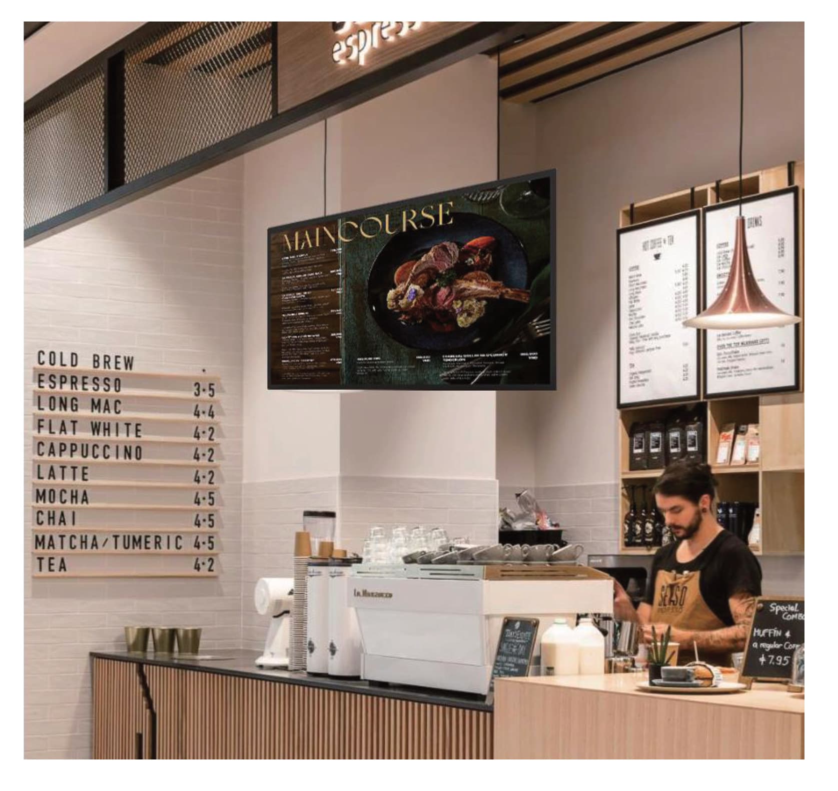 IWILL E Series Digital Signage - Стенен дигитален сигнидж IWILL E Series в размери от 32" до 65", с Android и опционален IR и капацитивен допир. | IWILL България