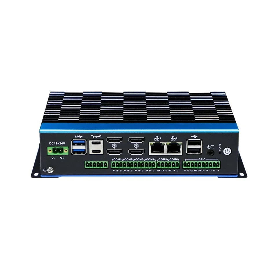 IWILL IBOX-3426-A - Индустриален компютър с Intel Core Ultra и NPU, 4x HDMI + 2x Type-C, 2x 2.5G LAN, 6x COM и изолиран GPIO