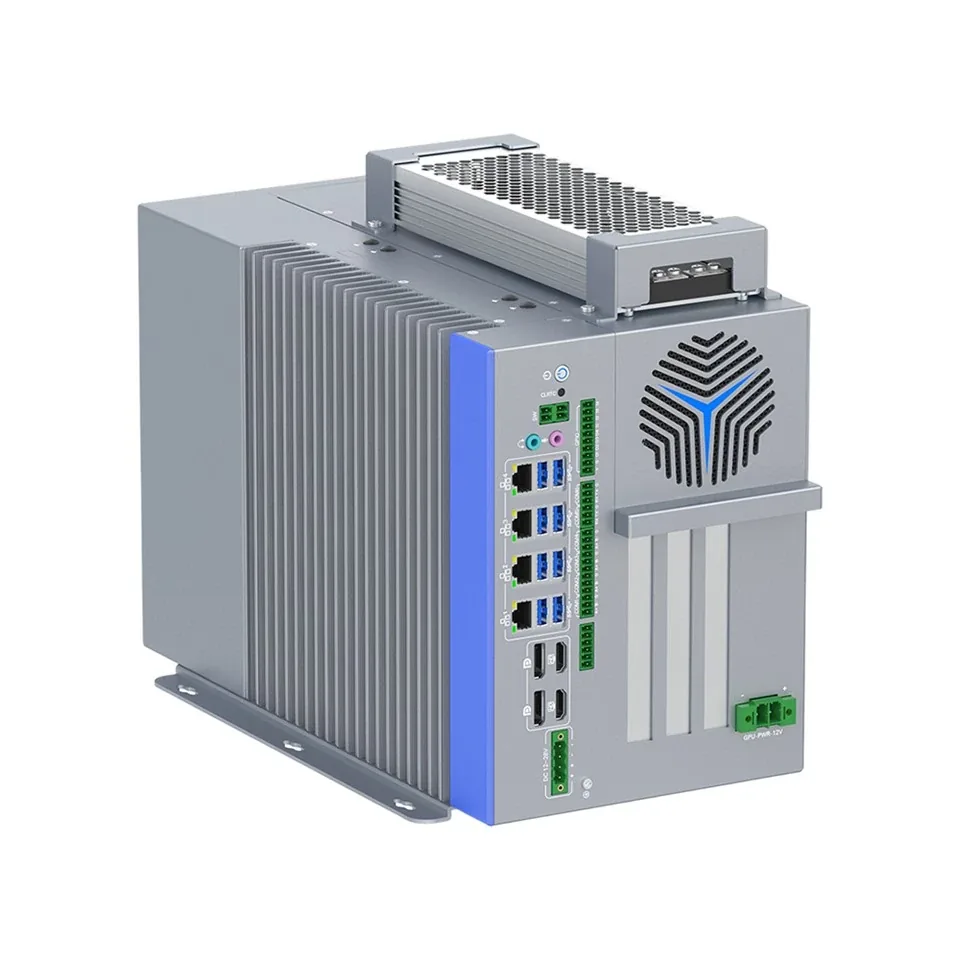 IWILL IBOX-718A - Индустриален компютър за 12th–14th Gen Intel Core с 3 PCIe слота, видеокарта до 312 mm, 4x Intel LAN и 6x COM