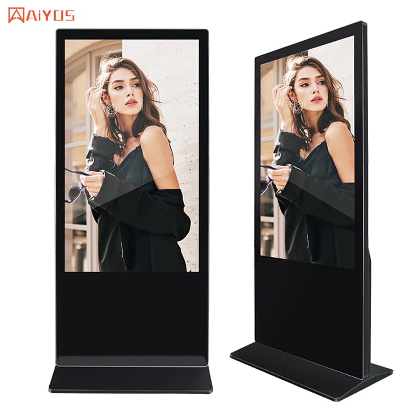 IWILL iKiosk-4301 - 43-инчов под-стоящ LCD интерактивен рекламен дисплей киоск за вътрешна употреба | IWILL България