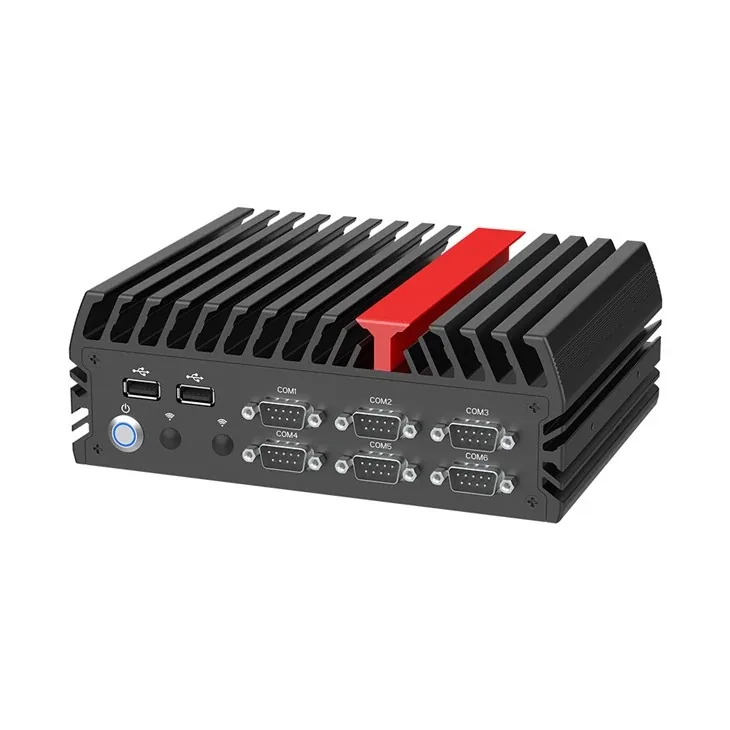 IWILL Nano-N332F Мини компютри — Безвентилаторен мини компютър с AMD Ryzen Embedded R2314, 6x COM, 2x HDMI 4K и до 64GB DDR4