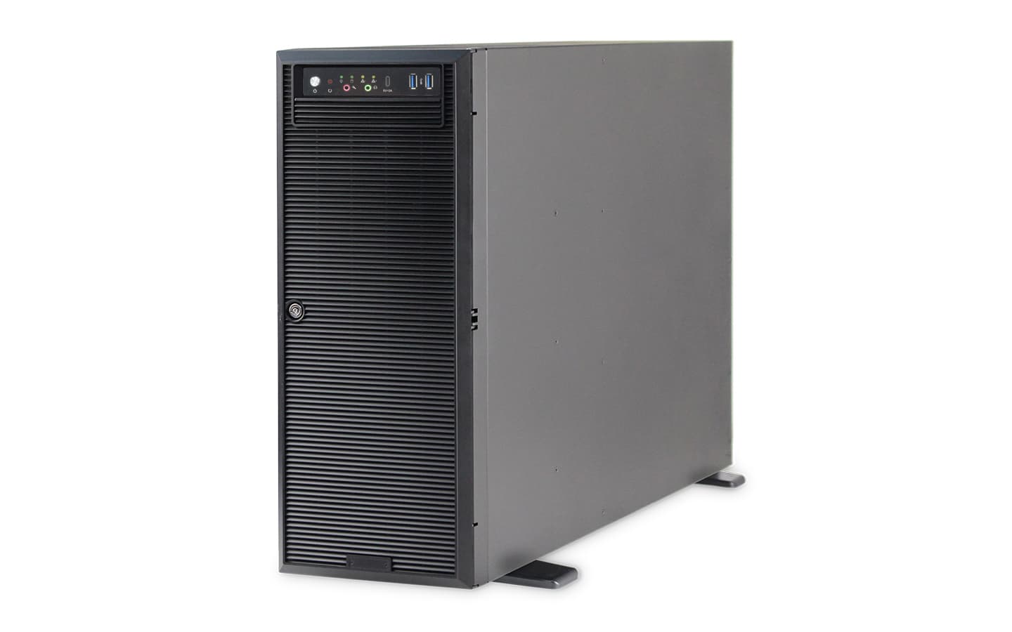 IWILL 8049ATX-08 - 4U кулообразно сървърно шаси с EMC дизайн, поддържащо осем 3.5" дискови позиции и резервирано или единично захранване. | IWILL България