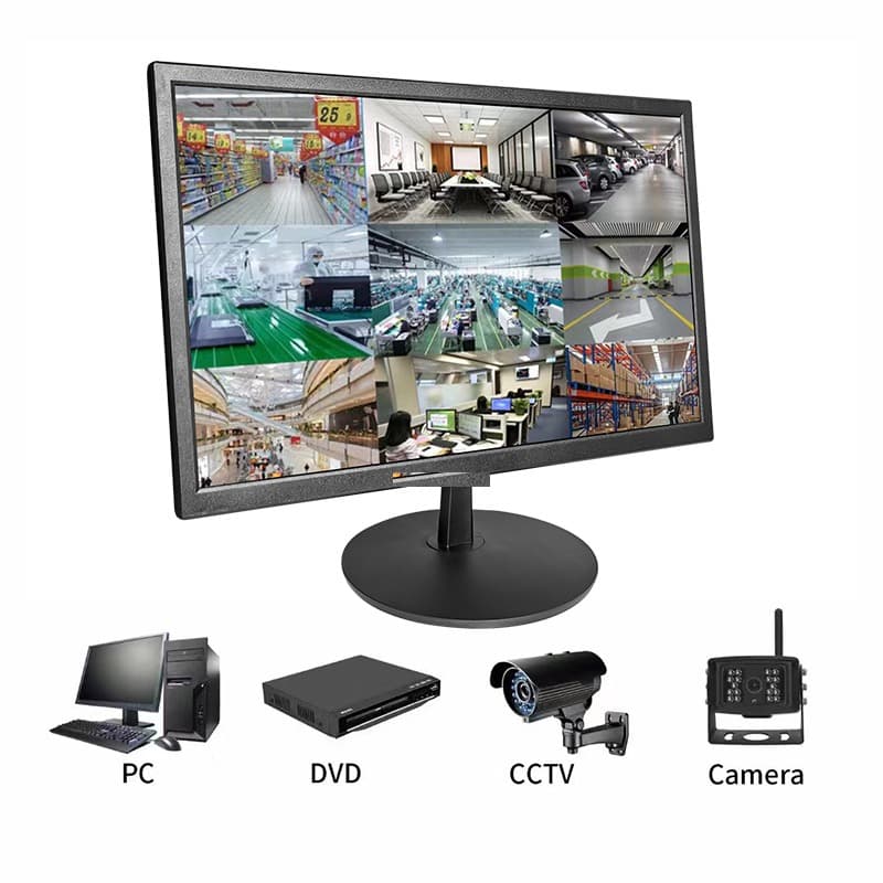 IWILL CV-215VH Индустриални монитори — 21.5" FHD CCTV охранителен монитор, BNC/HDMI/VGA, 24/7 видеонаблюдение | IWILL България