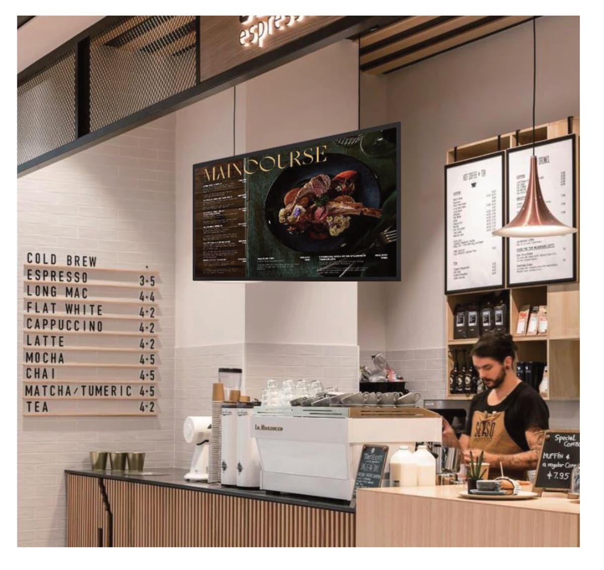 IWILL E Series Digital Signage Киоски и дигитална сигнализация — Стенен дигитален сигнидж IWILL E Series в размери от 32" до 65", с Android и опционален IR и капацитивен допир. | IWILL България