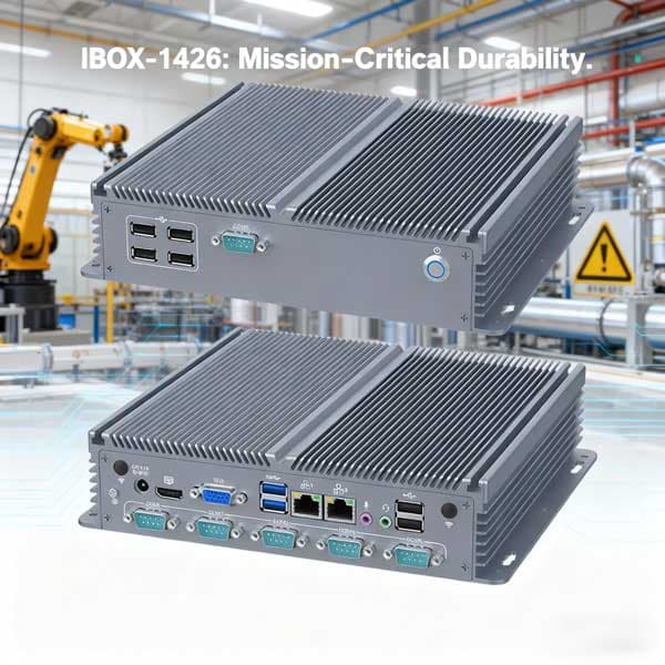 IBOX-1426 Индустриални компютри — Индустриален PC с Intel Pentium J3710, 5x COM, HDMI+VGA | IWILL България