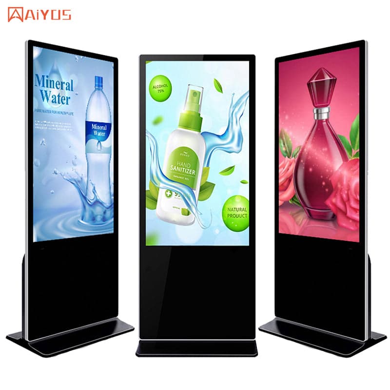 IWILL iKiosk-5501 Киоски и дигитална сигнализация — 55-инчов Android тотем под-стоящ киоск с тъч екран за вътрешна реклама и дигитална сигнализация | IWILL България
