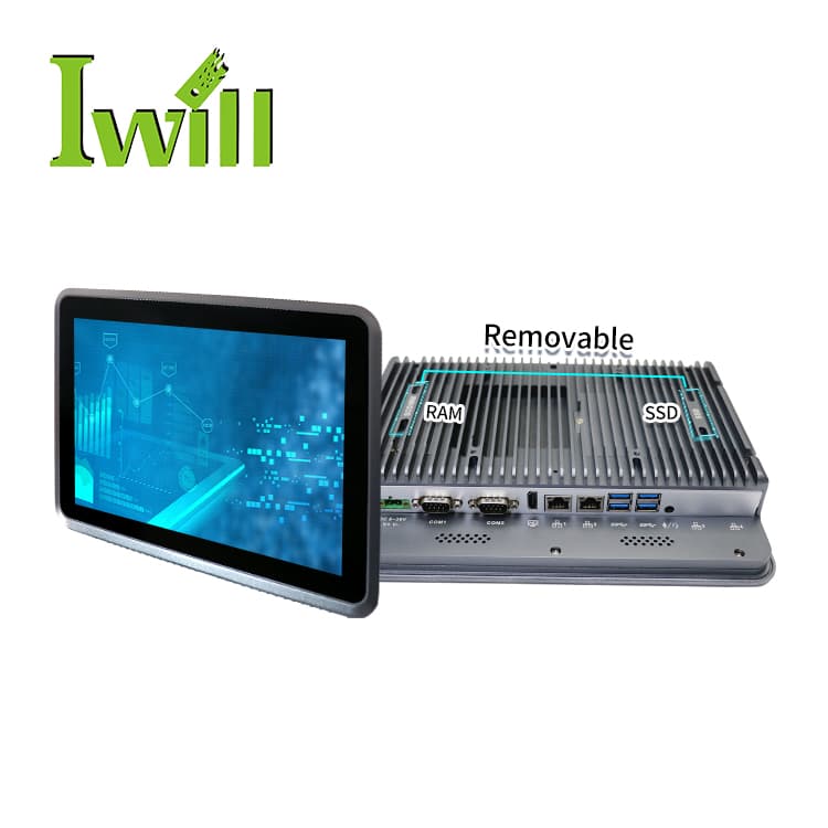 ITPC-A113 Тъч панел компютри — 11.3" индустриален тъч панел с Intel Celeron/Core опции, DC 9-36V | IWILL България