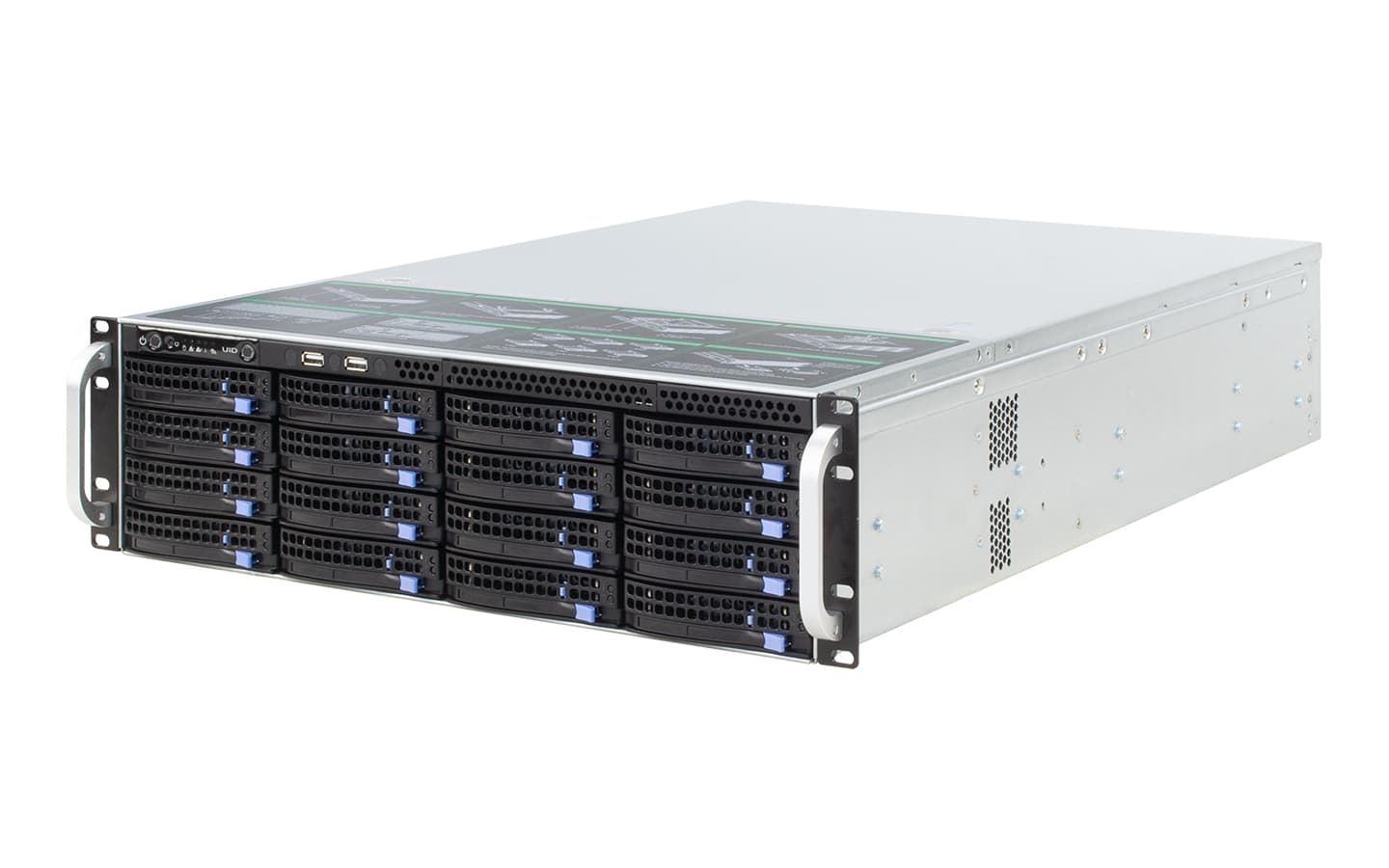 IWILL J365-16 - 3U JBOD шаси с шестнадесет горещо сменяеми 3.5" позиции и 12Gb expander backplane. | IWILL България