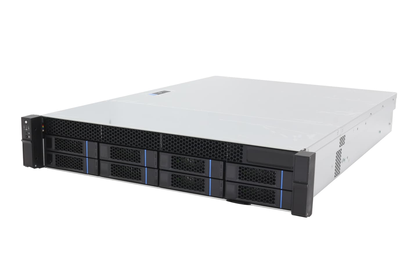 IWILL M265-08 - 2U rackmount шаси с осем горещо сменяеми 3.5" позиции за облачно съхранение и big data. | IWILL България