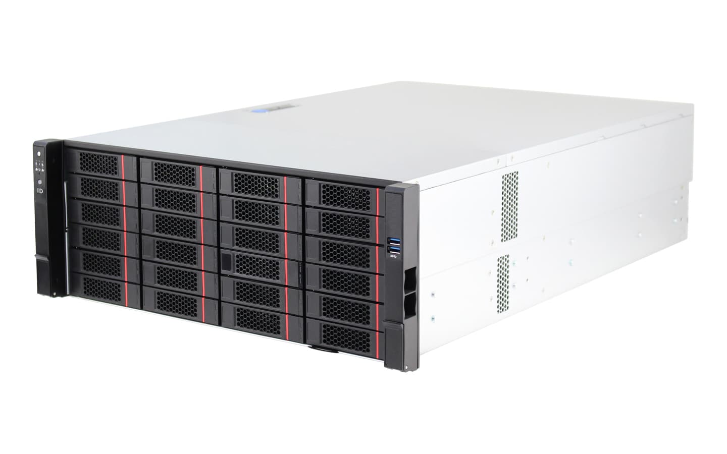 IWILL M465-24 - 4U rackmount шаси с двадесет и четири горещо сменяеми 3.5" позиции за облачно съхранение и big data. | IWILL България