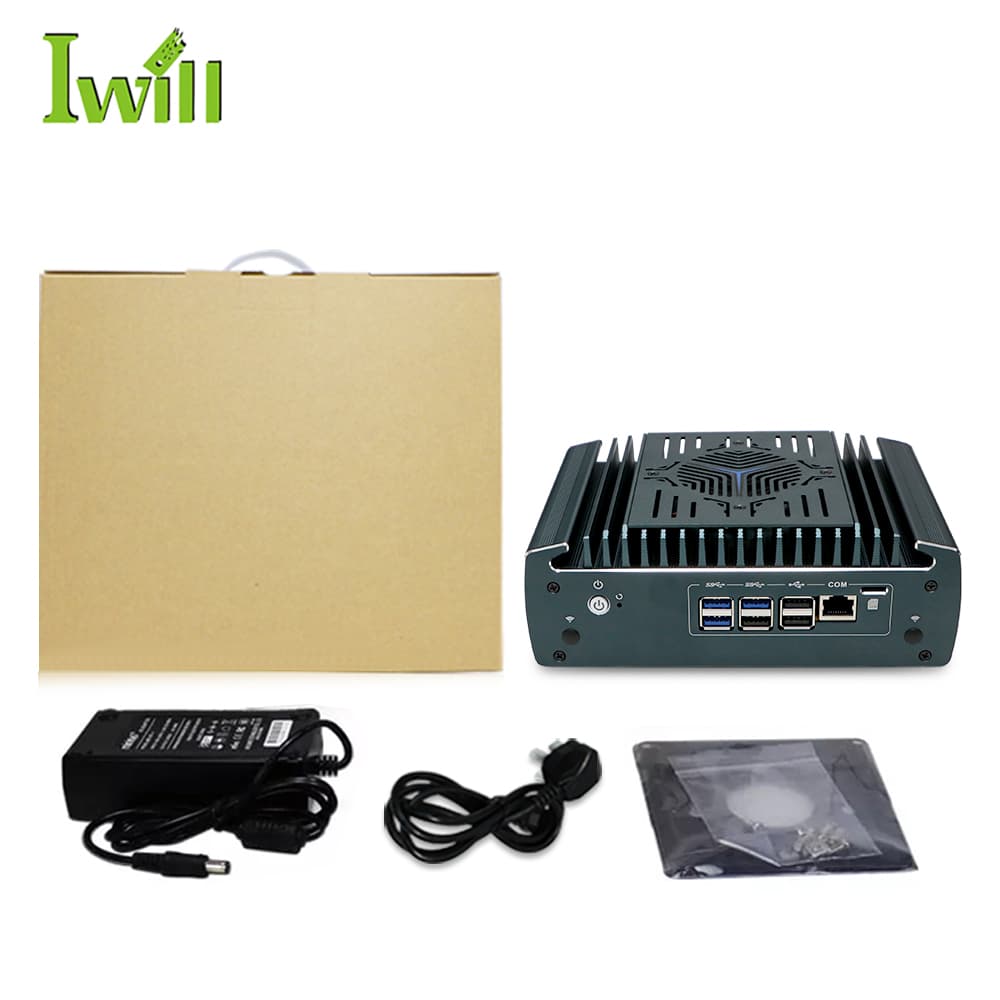 IWILL N3161 производителен firewall appliance с 6× 2.5G LAN и PoE опция