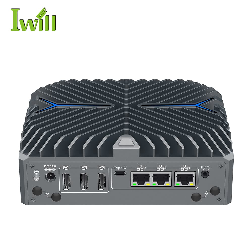 Nano-N3422 Мини компютри — Мощен мини компютър с Intel Core Ultra 5/7 и 3x 2.5G LAN, DDR5 | IWILL България