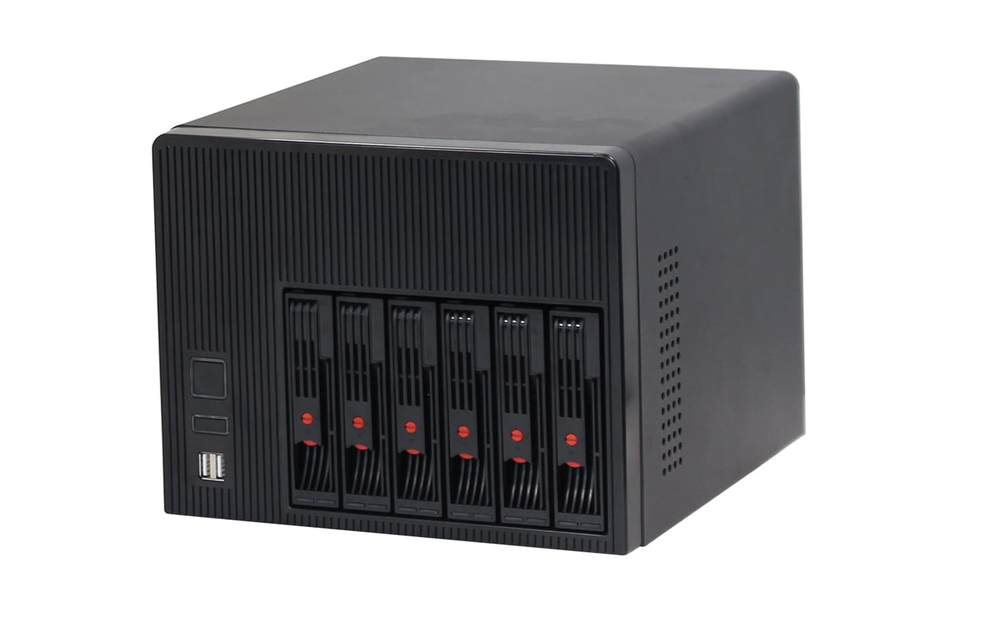 IWILL NAS-06 - Настолно NAS шаси с шест горещо сменяеми SATA III позиции за домашно и офис съхранение. | IWILL България