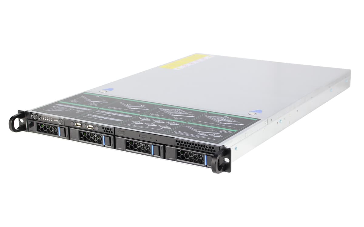 IWILL S165-04 Storage сървърни шасита — 1U rackmount шаси с четири горещо сменяеми SATA позиции, проектирано за надеждни сторидж сървъри. | IWILL България