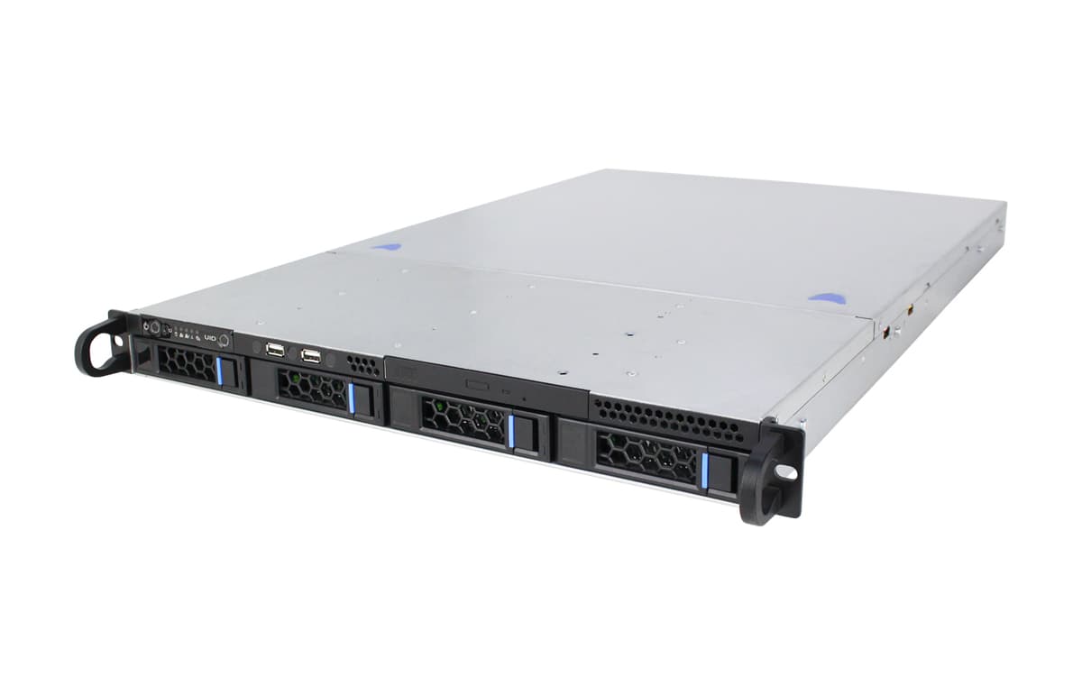 IWILL S165-04A Storage сървърни шасита — 1U rackmount шаси с четири горещо сменяеми позиции и резервирано 500W захранване от Supermicro. | IWILL България