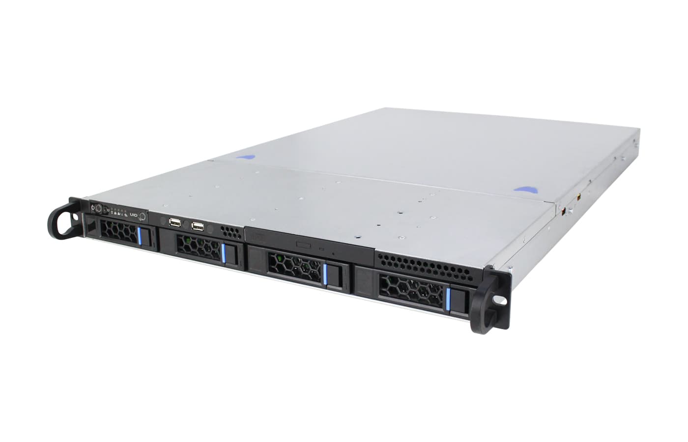 IWILL S165-04A - 1U rackmount шаси с четири горещо сменяеми позиции и резервирано 500W захранване от Supermicro. | IWILL България