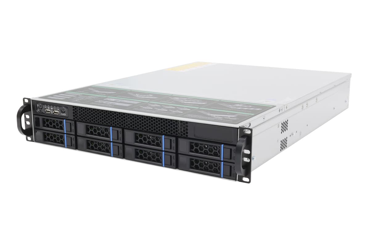 IWILL S265-08 Storage сървърни шасита — 2U rackmount шаси с осем горещо сменяеми 3.5" позиции за надеждни сторидж сървъри. | IWILL България