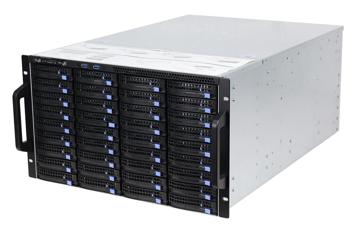 IWILL S665-60 Storage сървърни шасита — 6U rackmount шаси с шестдесет горещо сменяеми 3.5" позиции за свръхвисока плътност на съхранение. | IWILL България