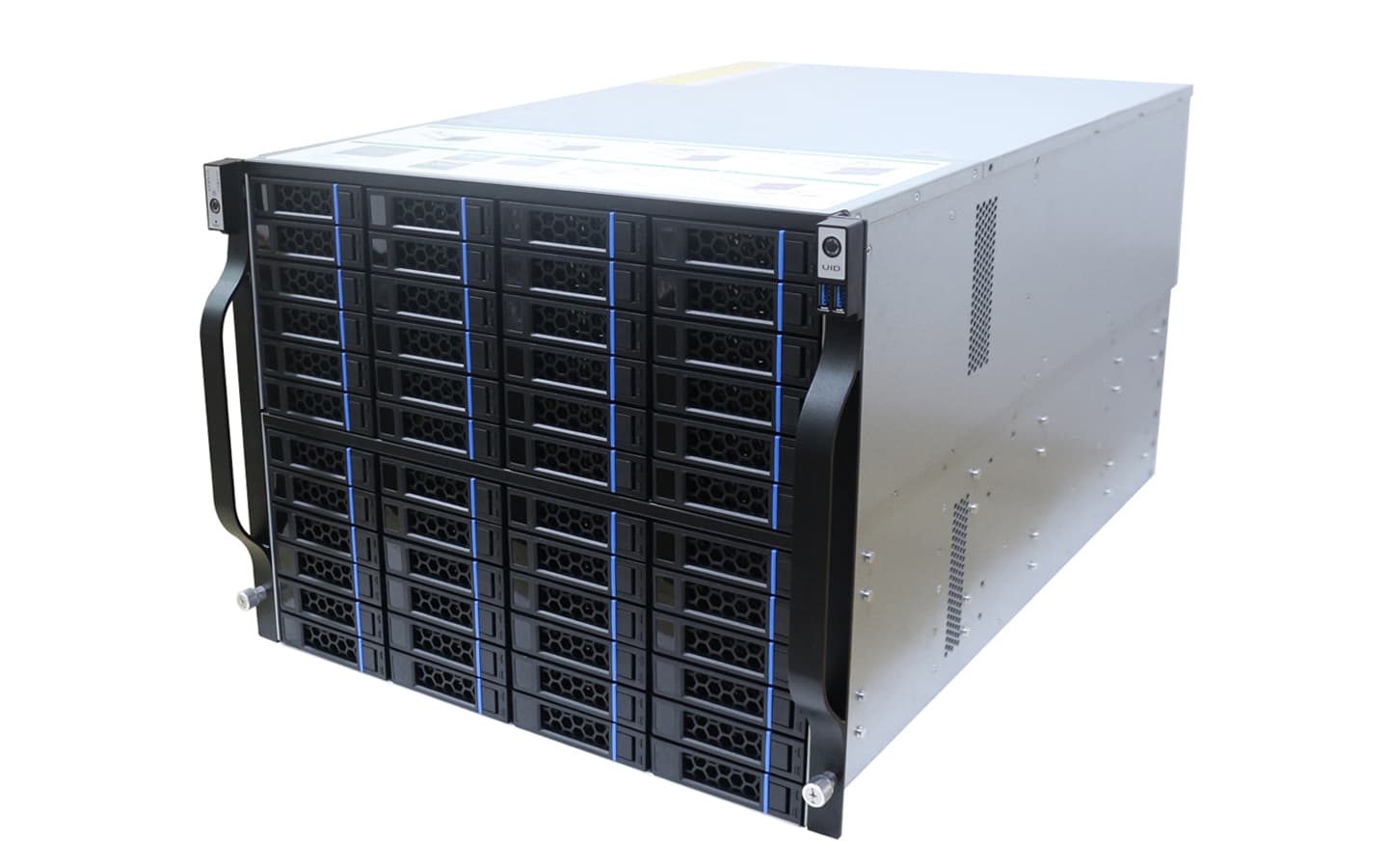 IWILL S865-72 - 8U rackmount шаси със седемдесет и две горещо сменяеми 3.5" позиции за свръхвисока плътност на съхранение. | IWILL България