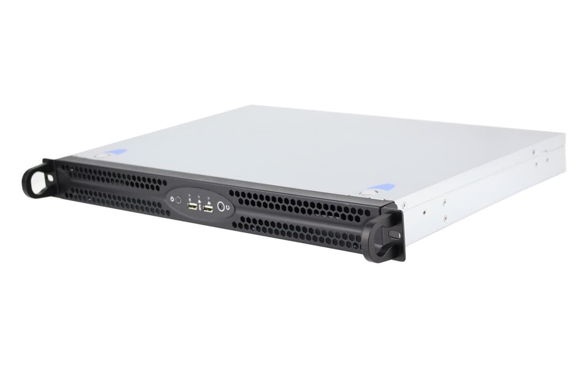 IWILL TOP1U300 Rackmount сървърни шасита — 1U сървърно шаси от SGCC стомана, поддържащо Mini-ITX дънни платки и flex захранване с 2.5" диск. | IWILL България