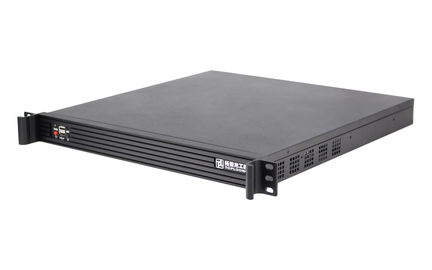 IWILL TOP1U420L - 1U сървърно шаси с EMC дизайн, алуминиев преден панел и поддръжка на стандартно 1U захранване. | IWILL България