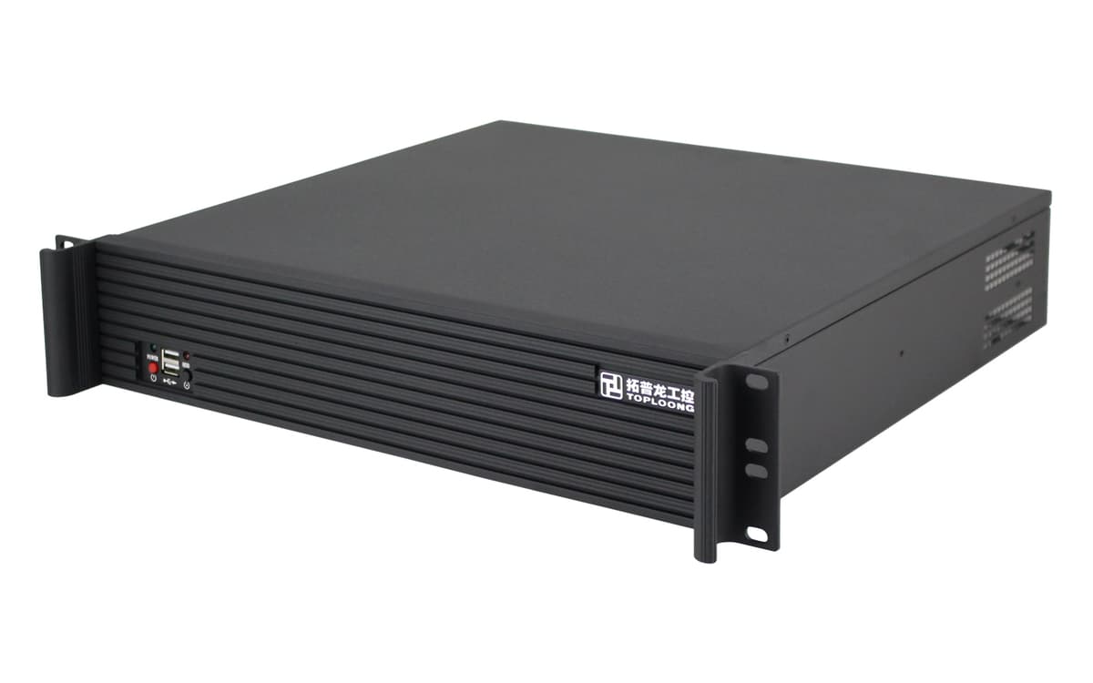 IWILL TOP2U400L Rackmount сървърни шасита — 2U сървърно шаси от SGCC стомана с алуминиев преден панел, поддържащо девет 3.5" дискови позиции и резервирано захранване. | IWILL България