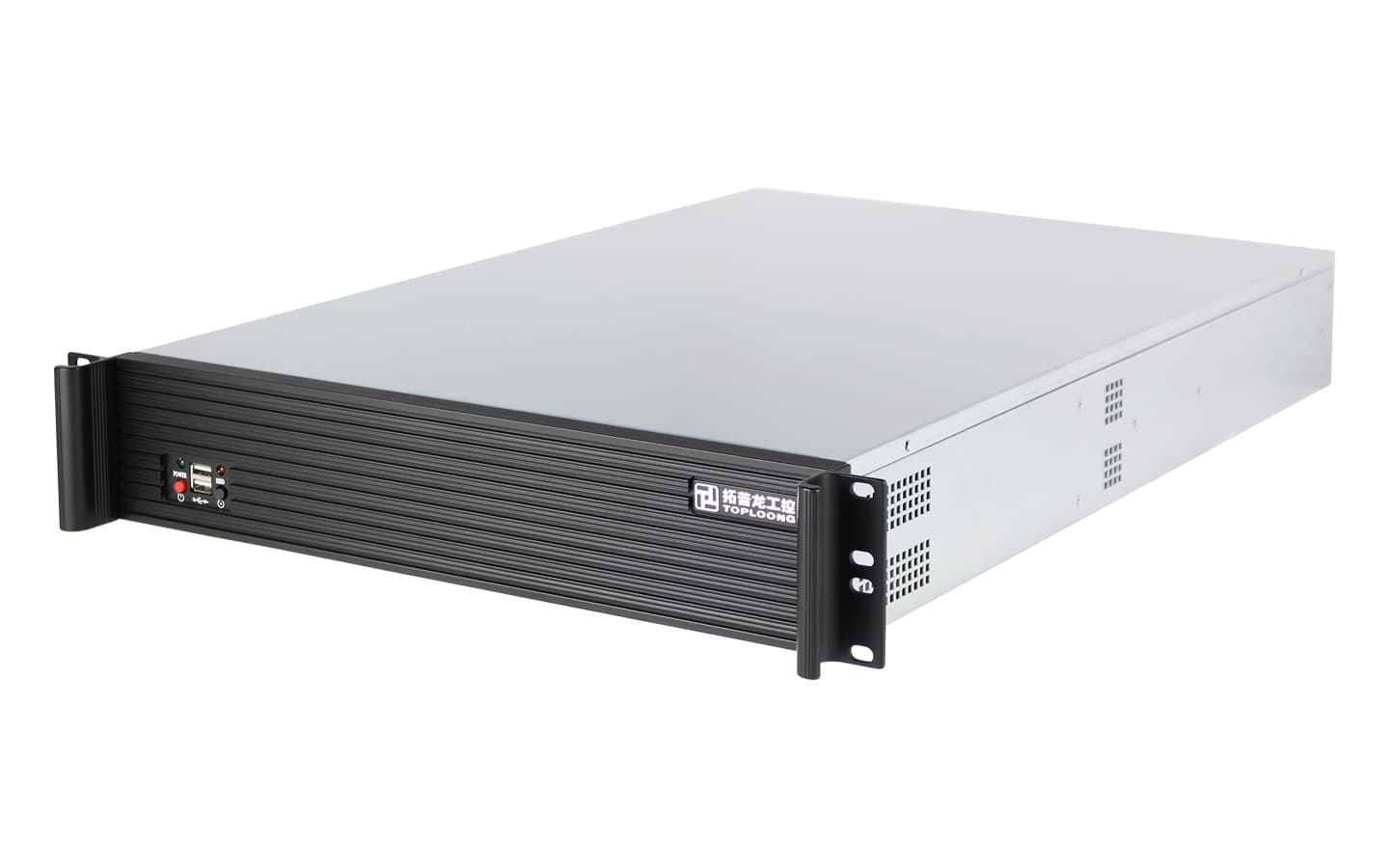 IWILL TOP2U650L - Дълбоко 2U сървърно шаси от SGCC стомана с алуминиев преден панел, поддържащо девет 3.5" дискови позиции. | IWILL България