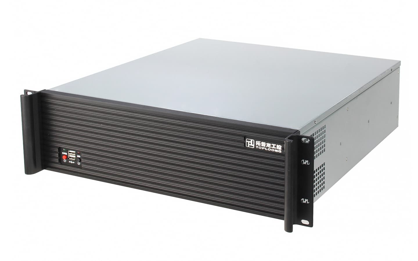 IWILL TOP3U500L - 3U сървърно шаси от SGCC стомана с алуминиев преден панел, поддържащо осем 3.5" дискови позиции и стандартно 2U захранване. | IWILL България