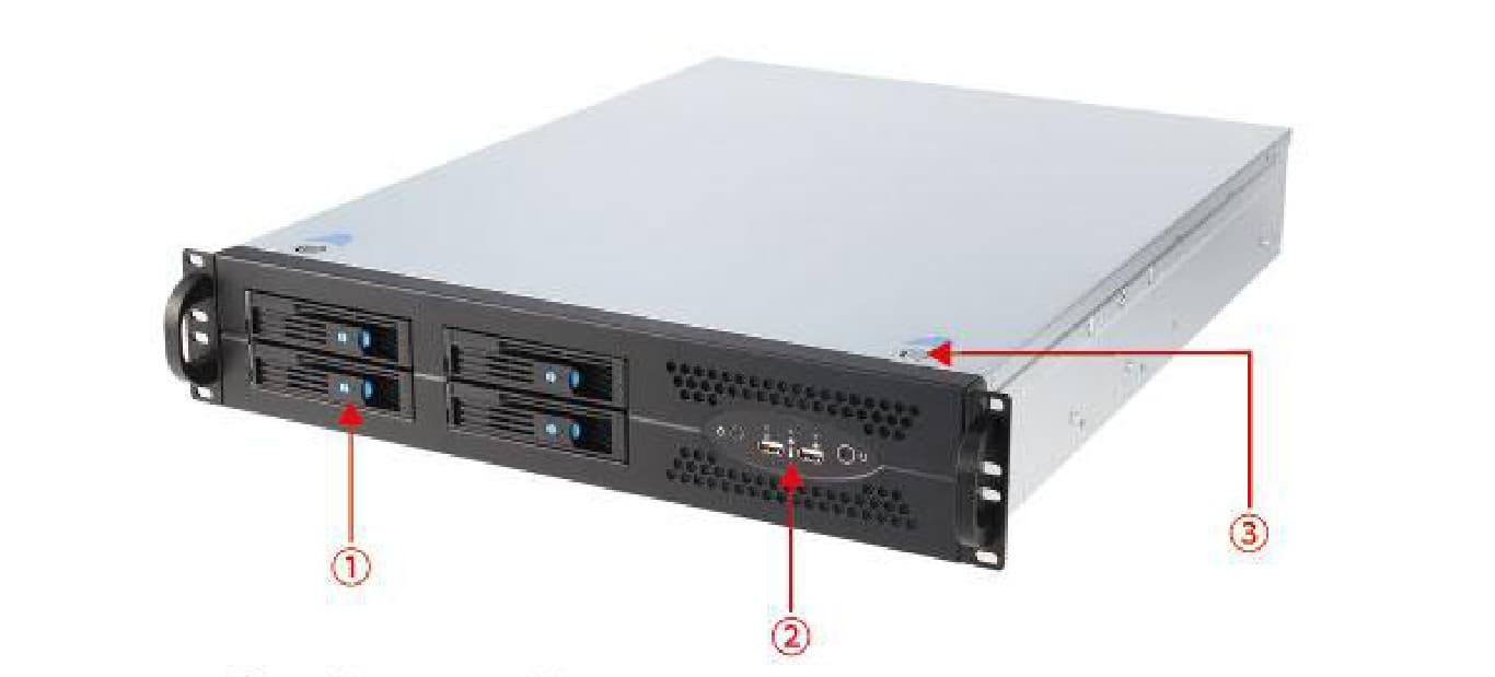 IWILL TP2U570-04 - 2U rackmount шаси с четири горещо сменяеми SATA/SAS позиции и хот-суап вентилаторен модул. | IWILL България