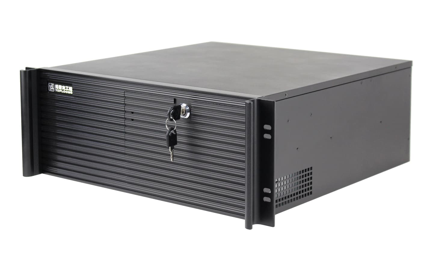 IWILL TP4U450L - 4U сървърно шаси от SGCC стомана с пет 3.5" дискови позиции, FDD/CD-ROM и стандартно ATX захранване. | IWILL България