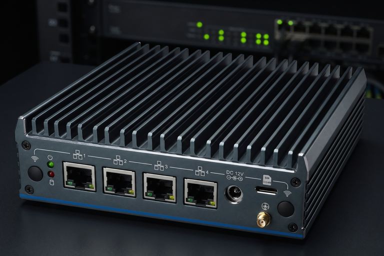 мрежов appliance с четири Ethernet порта